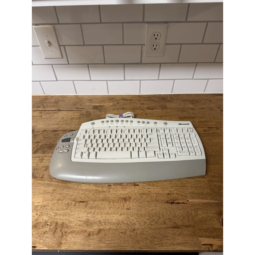 Microsoft RT9450 Office Keyboard USB Single Touch Keys Sroll Wheel Shortcuts
